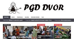 Desktop Screenshot of pgd-dvor.si