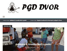 Tablet Screenshot of pgd-dvor.si